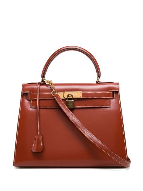 hermes tote leather|vintage hermes pre owned bags.